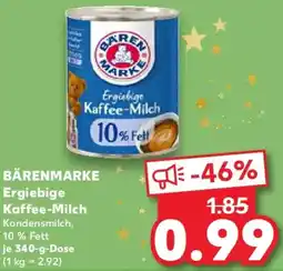 Kaufland BÄRENMARKE Ergiebige Kaffee-Milch Angebot