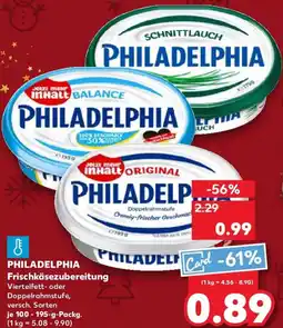 Kaufland PHILADELPHIA Frischkäsezubereitung Angebot