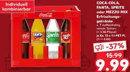 Kaufland COCA-COLA, FANTA, SPRITE oder MEZZO MIX Erfrischungsgetränke Angebot