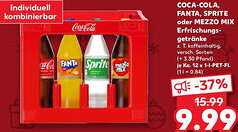 Kaufland COCA-COLA, FANTA, SPRITE oder MEZZO MIX Erfrischungsgetränke Angebot