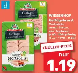 Kaufland WIESENHOF Geflügelwurst Angebot