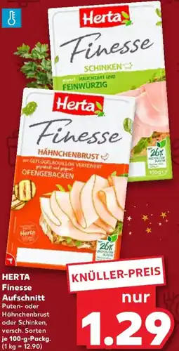 Kaufland HERTA Finesse Aufschnitt Angebot