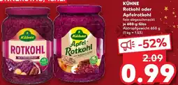 Kaufland KÜHNE Rotkohl oder Apfelrotkohl Angebot