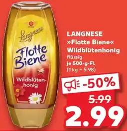 Kaufland LANGNESE Flotte Biene Wildblütenhonig Angebot
