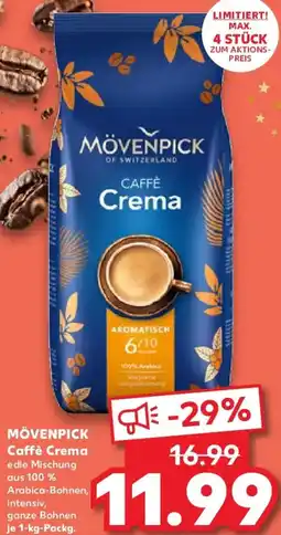 Kaufland MÖVENPICK Caffè Crema Angebot
