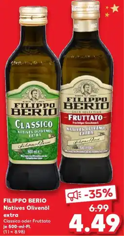 Kaufland FILIPPO BERIO Natives Olivenöl extra Angebot