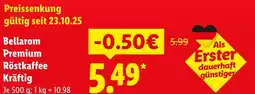 Lidl Bellarom premium röstkaffee kräftig Angebot