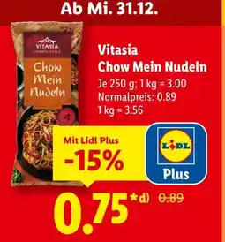 Lidl Vitasia chow mein nudeln Angebot