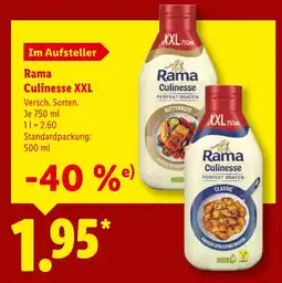 Lidl Rama culinesse xxl butternote Angebot