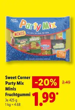 Lidl Sweet corner party mix minis fruchtgummi Angebot