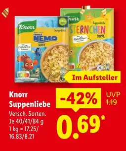 Lidl Knorr suppenliebe Angebot