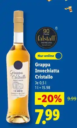 Lidl Grappa invecchiatta cristallo Angebot