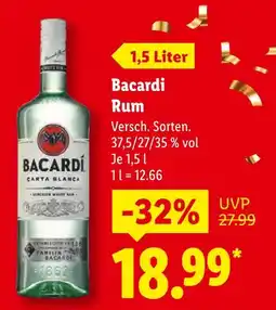 Lidl Bacardi rum Angebot