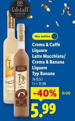 Lidl Crema & caffé liquore latte macchiato Angebot