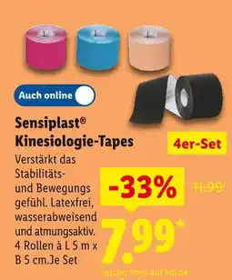 Lidl Sensiplast kinesiologie-tapes Angebot