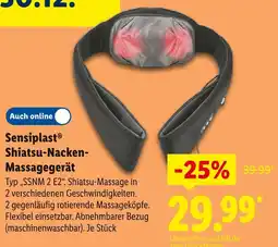 Lidl Sensiplast shiatsu-nacken-massagegerät Angebot