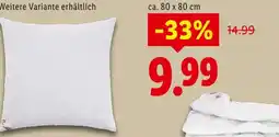 Lidl Livarno home kopfkissen polygiene Angebot