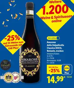 Lidl Amarone della valpolicella classico docg Angebot