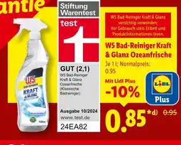Lidl W5 bad-reiniger kraft & glanz ozeanfrische Angebot