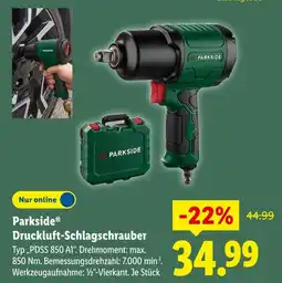 Lidl Parkside druckluft-schlagschrauber Angebot