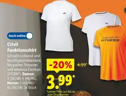 Lidl Crivit funktionsshirt Angebot