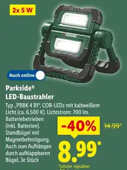 Lidl Parkside led-baustrahler Angebot
