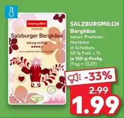Kaufland Salzburgmilch salzburger bergkäse Angebot