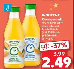 Kaufland Innocent orangensaft orange mit fruchtfleisch Angebot