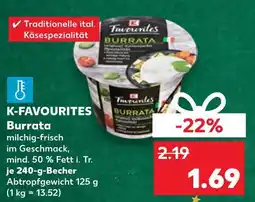 Kaufland K-favourites burrata Angebot