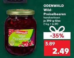 Kaufland Odenwald wild-preiselbeeren Angebot
