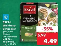 Kaufland Escal weinberg-schnecken Angebot