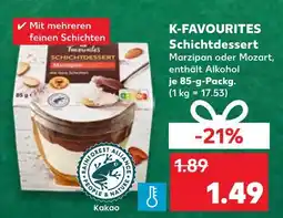 Kaufland K-favourites schichtdessert Angebot