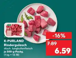 Kaufland K-purland rindergulasch Angebot