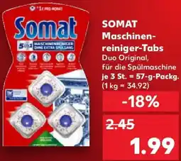 Kaufland SOMAT Maschinenreiniger-Tabs Angebot