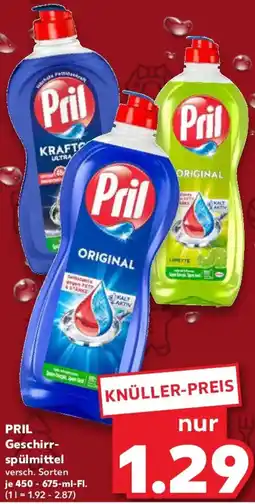 Kaufland PRIL Geschirrspülmittel Angebot