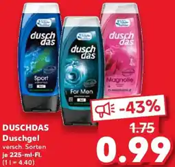 Kaufland DUSCHDAS Duschgel Angebot