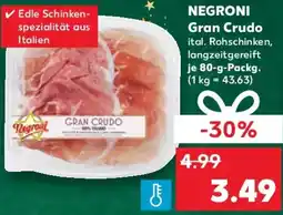 Kaufland NEGRONI Gran Crudo Angebot