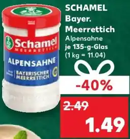 Kaufland SCHAMEL Bayer. Meerrettich Angebot