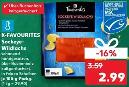 Kaufland K-FAVOURITES Sockeye Wildlachs Angebot