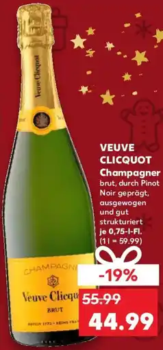 Kaufland VEUVE CLICQUOT Champagner Angebot