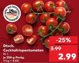 Kaufland Dtsch. Cocktailrispentomaten Angebot