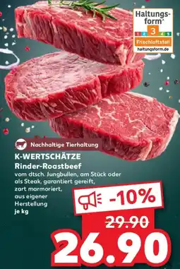 Kaufland K-WERTSCHÄTZE Rinder-Roastbeef Angebot