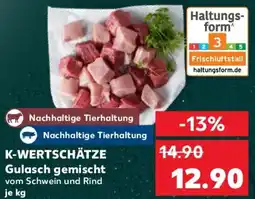 Kaufland K-WERTSCHÄTZE Gulasch gemischt Angebot