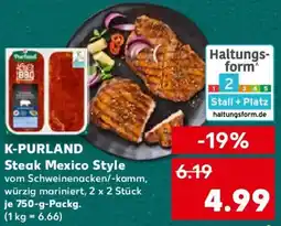 Kaufland K-PURLAND Steak Mexico Style Angebot