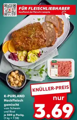 Kaufland K-PURLAND Hackfleisch gemischt Angebot