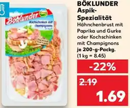 Kaufland BÖKLUNDER Aspik-Spezialität Angebot