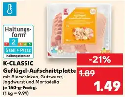 Kaufland K-CLASSIC Geflügel-Aufschnittplatte Angebot