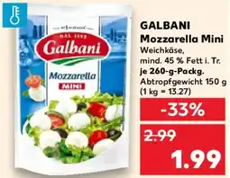 Kaufland GALBANI Mozzarella Mini Angebot