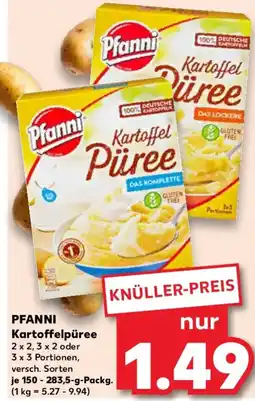 Kaufland PFANNI Kartoffelpüree Angebot