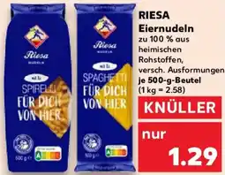 Kaufland RIESA Eiernudeln Angebot